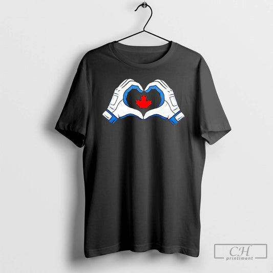 Classic Toronto Blue Jays Baseball Vladdy Georges Hand Heart 2 Sided T Shirts