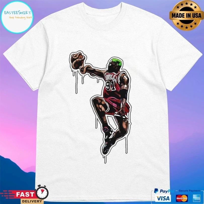 The Worm Dennis Rodman Chicago Bulls T-shirt