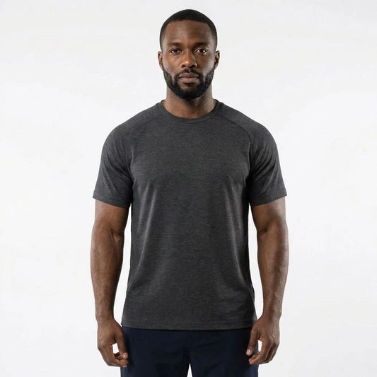 Banana Republic BR Standard Athletic T-Shirt — Men's Medium — Dark Gray Heather
