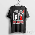 Classic My Wife Texas Tech Red Raiders Football Die Hard Fan