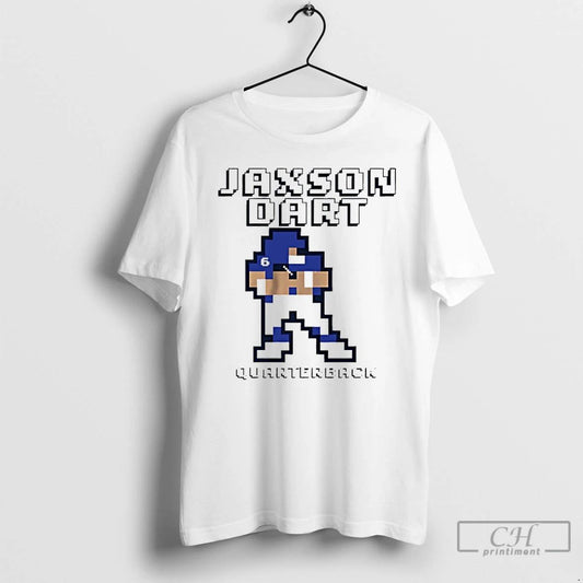 Premium Jaxson Dart New York Giants Quarterback Retro Baller T Shirts