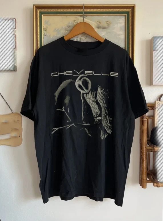 Chevelle band Tour Rock Album Black Shirt Cotton Adult S-5XL
