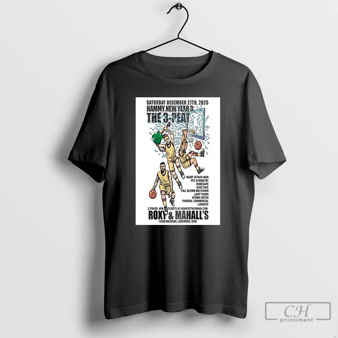 Classic Hammy New Year 3 The 3 Peat December 27 2025 Long Sleve T Shirts