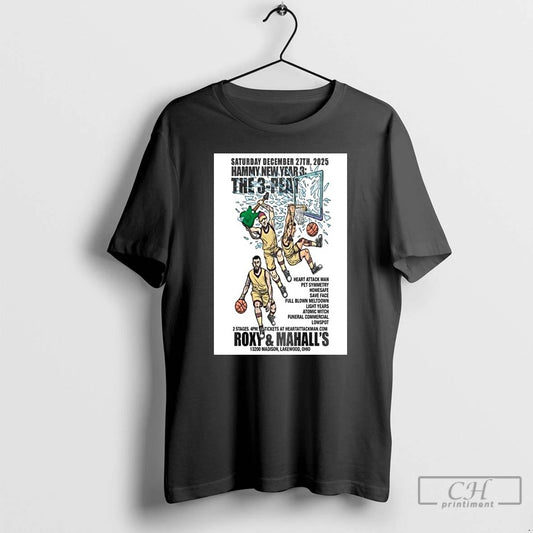Classic Hammy New Year 3 The 3 Peat December 27 2025 Long Sleve T Shirts