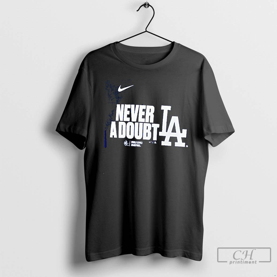 Classic Los Angeles Dodgers 2025 World Series Champions Never A Doubt La Christmas T Shirts