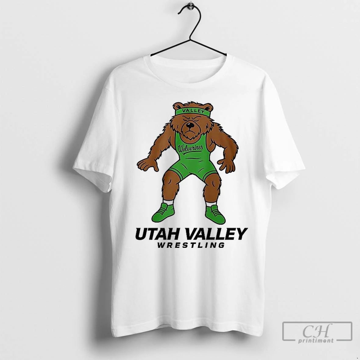 Classic Utah Valley Wrestling Mascot