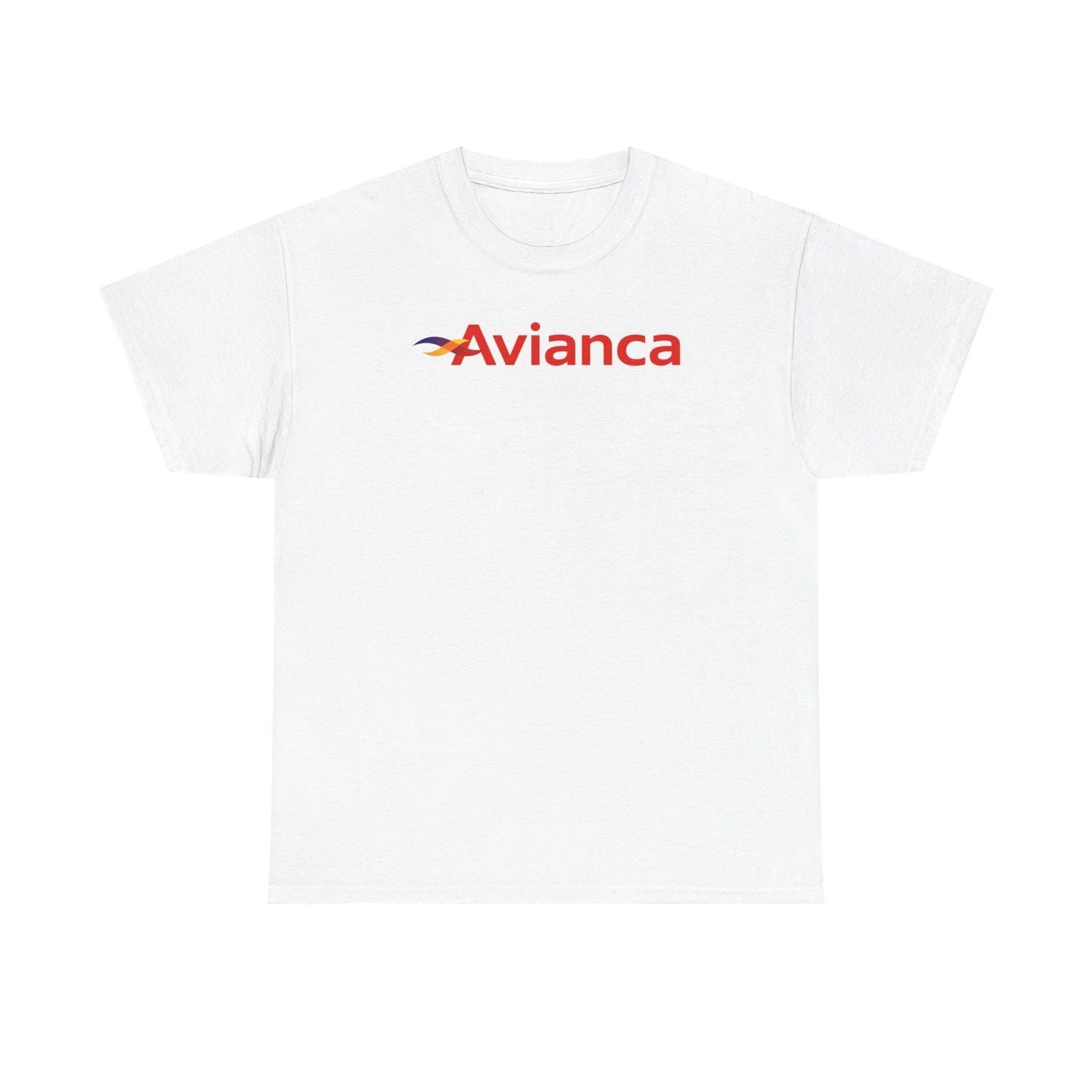 Avianca Airlines Unisex Heavy Cotton Tee, Travel T-Shirt, Airplane Lover Shirt,