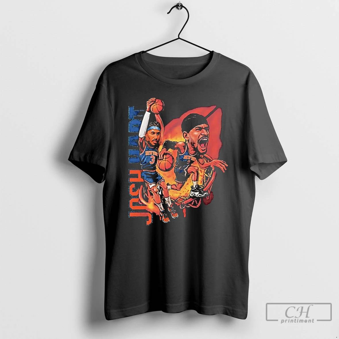 Classic Josh Hart Slam Dunk Caricature T Shirts