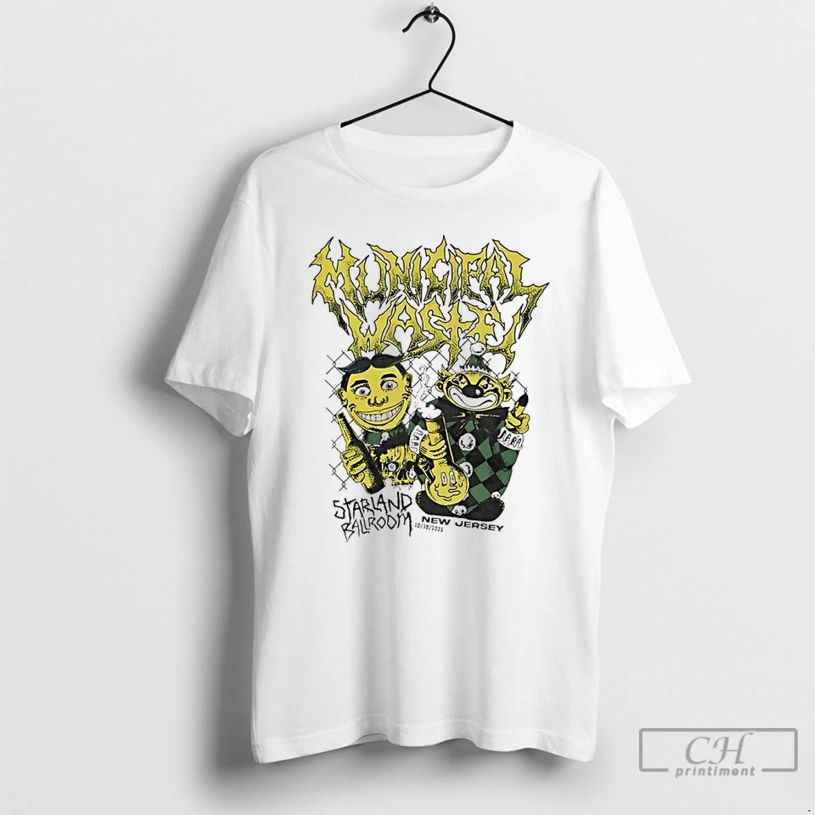 Classic Municipal Waste Oct 18 2025 Starland Ballroom New Jersey T Shirts