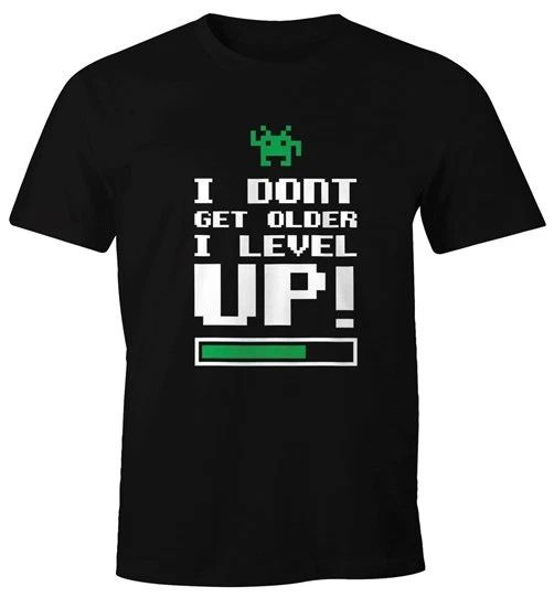 Men's T-Shirt I don't get older I level up Fun Shirt Moonworks®