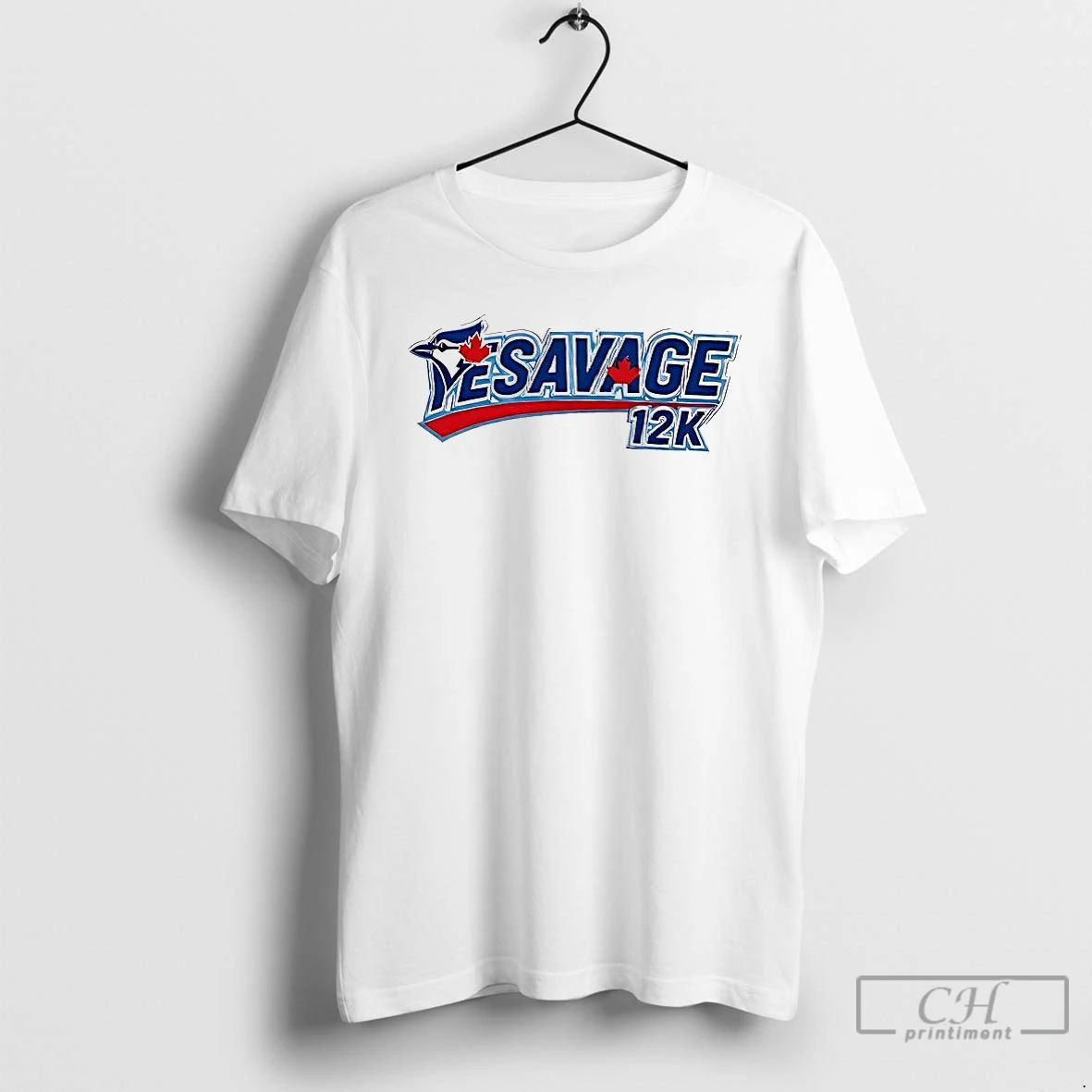 Classic Yesavage 12k Toronto Blue Jays Logo T Shirts