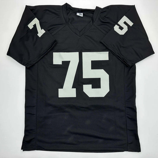 Howie Long Oakland Las Vegas Black Reprint Jersey