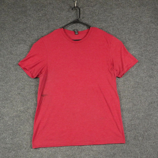 District Shirt Mens Extra Large Burgundy Short Sleeve Crew Neck Pullover T Shirt