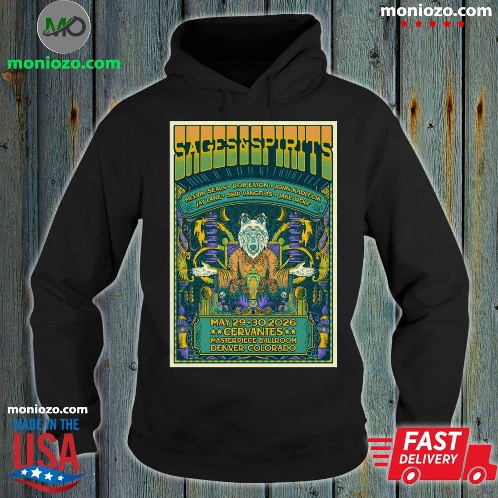 Sages And Spirits At Cervantes’ Masterpiece Ballroom On May 29-30 2026 Poster Shirt