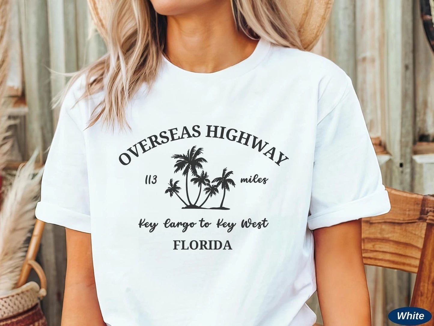 Overseas Highway Shirt Travel Gift for Florida Trip Lovers Souvenir Tee