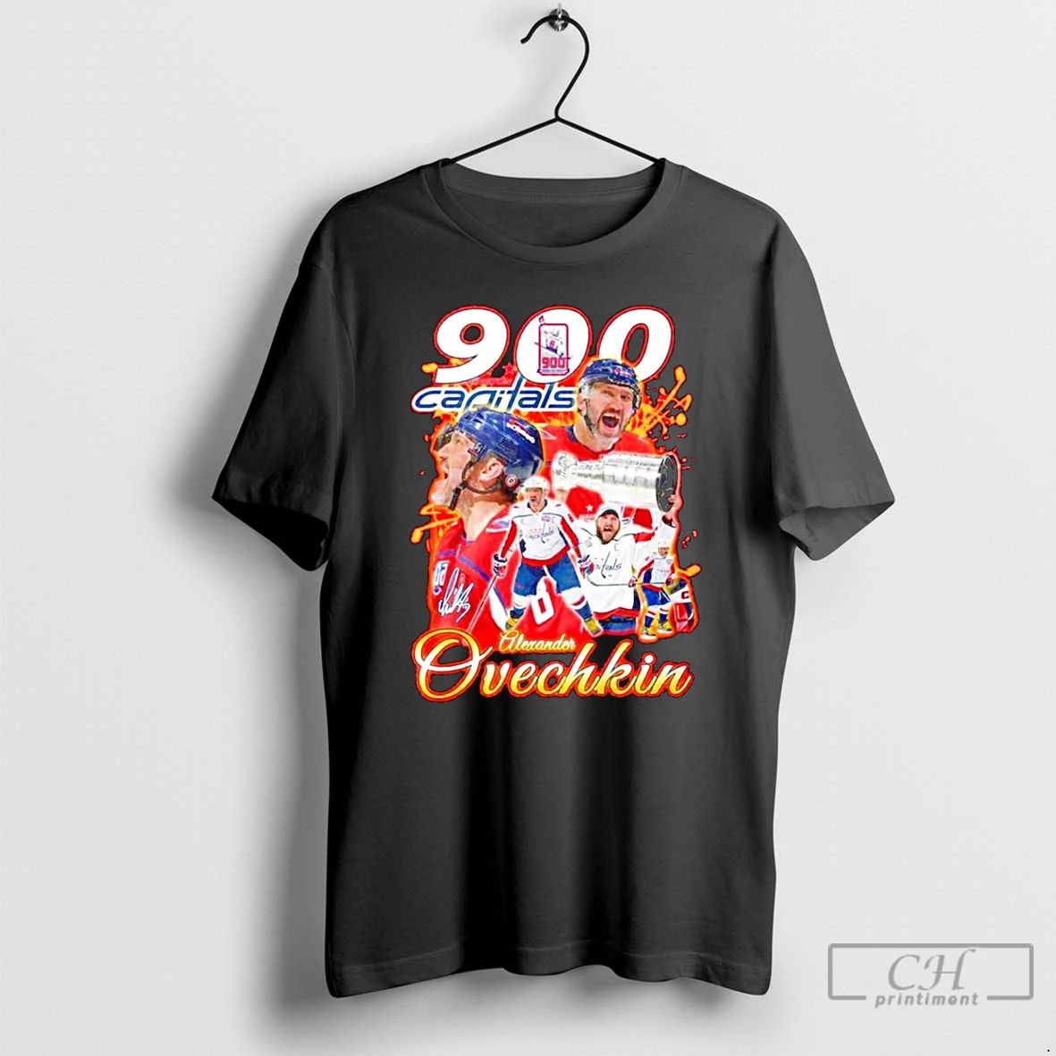 Premium Alexander Ovechkin 900 Goals Capitals Graphic T Shirts