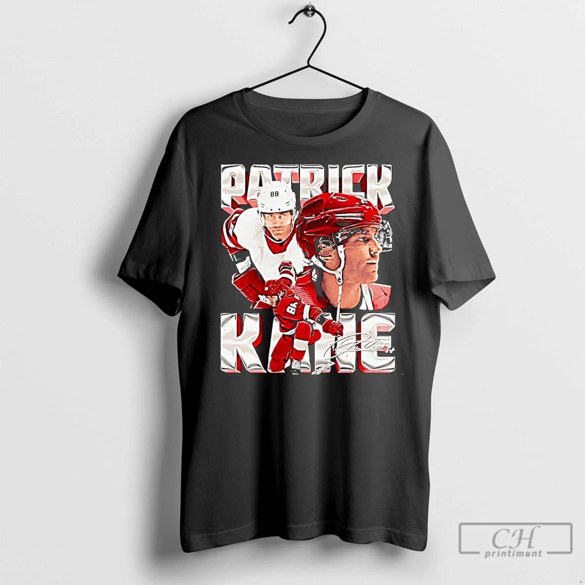 Classic Patrick Kane Detroit Red Wings Signature Graphic Christmas Ornaments