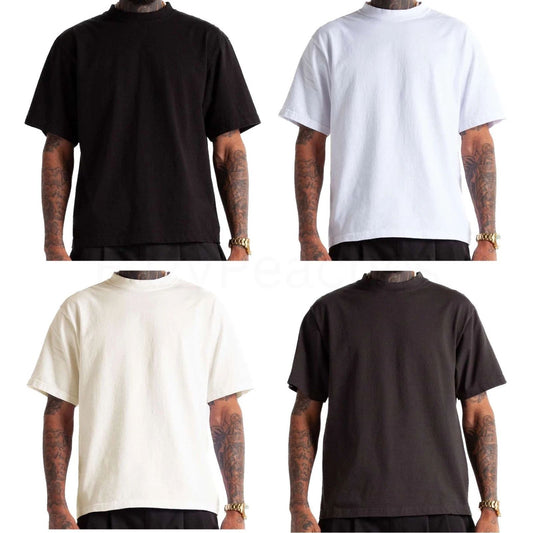 Shaka Wear Max Heavyweight S-2XL Cropped T-Shirt Plain Blank Tee 100% USA Cotton