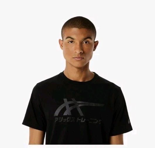 Asics 2031D123 Tiger Tee 001 Performance Black/Graphite Grey Training Men, XL