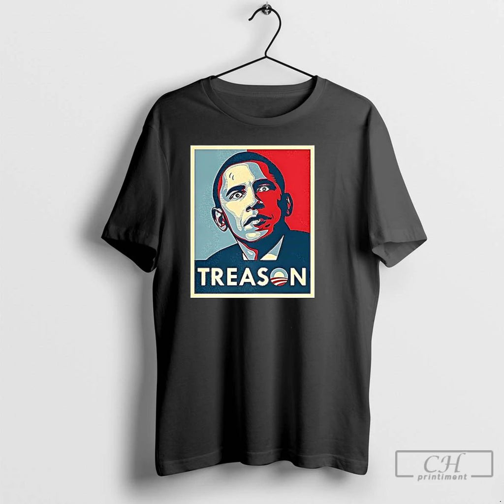 Premium Treason Anti Obama Trump Support T Shirts
