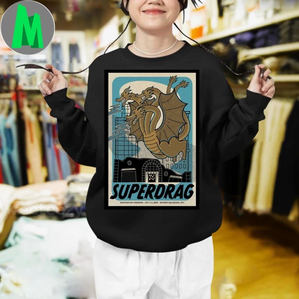 Superdrag October 3-4, 2025 Bowery Ballroom. New York, NY Poster Shirt
