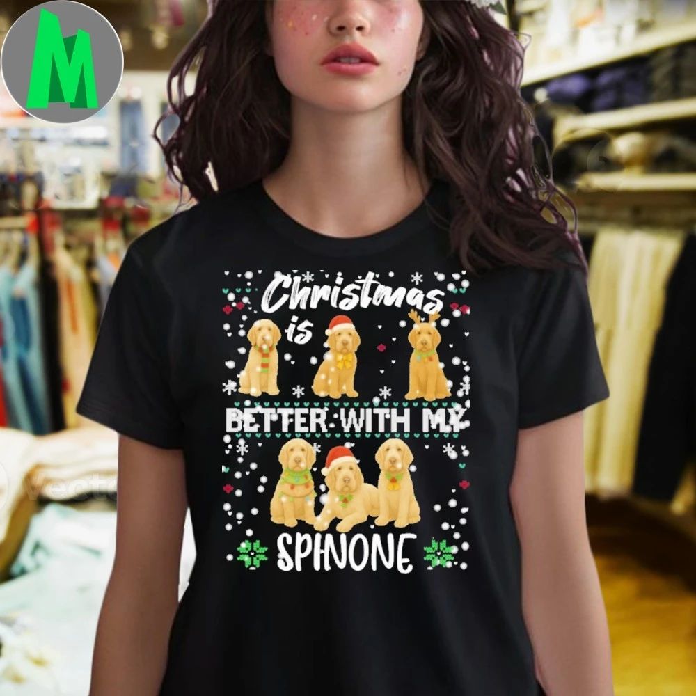 Christmas is better with Spinone Shirt