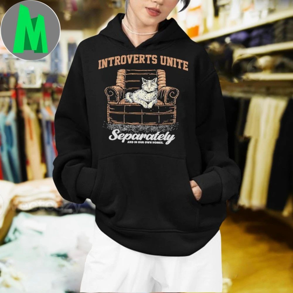 Original Introverts Unite Separately And In Our Own Homes T-Shirt