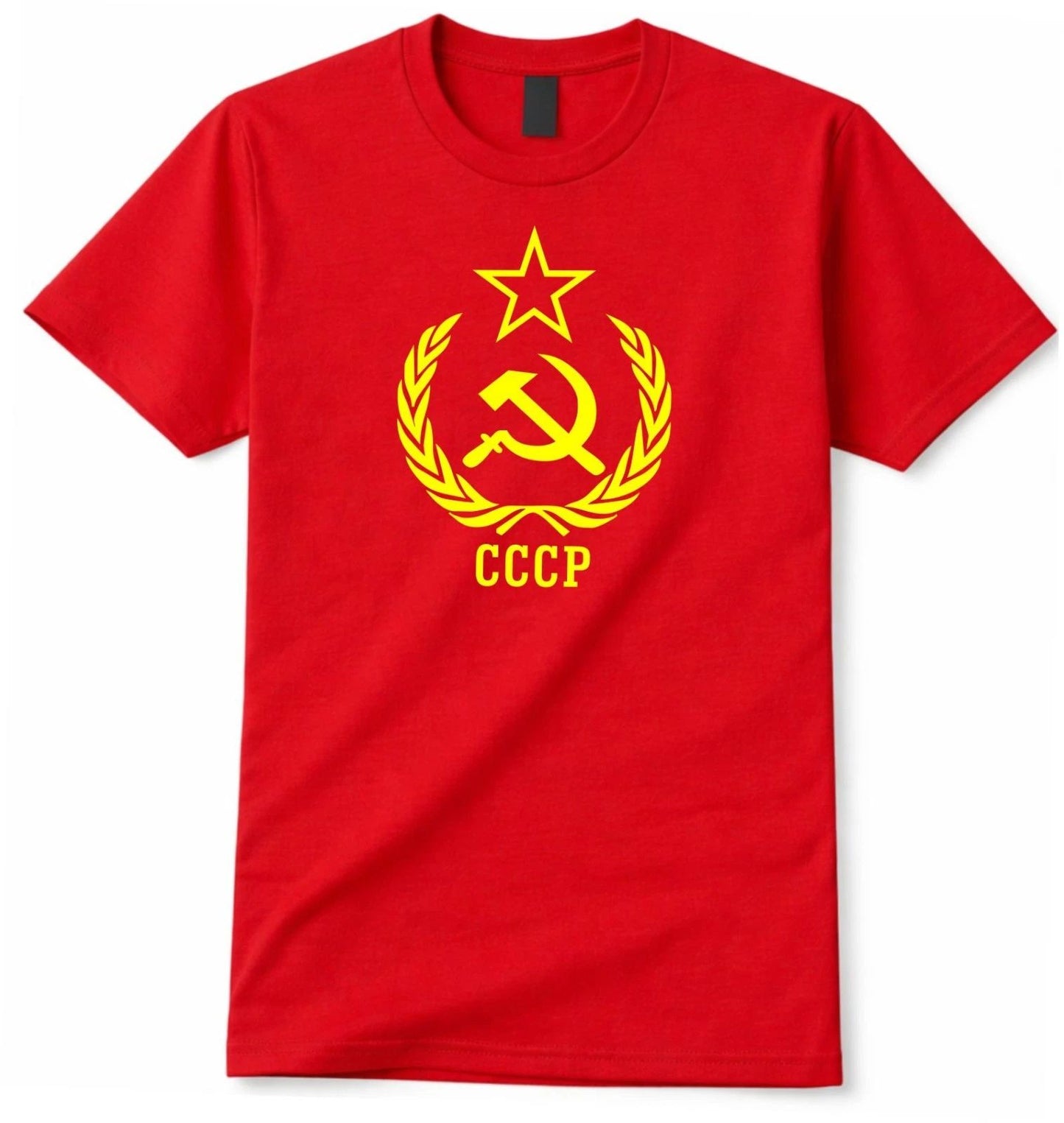CCCP Hammer & Sickle T Shirt  Russian Soviet Graphic Tee Mens UK