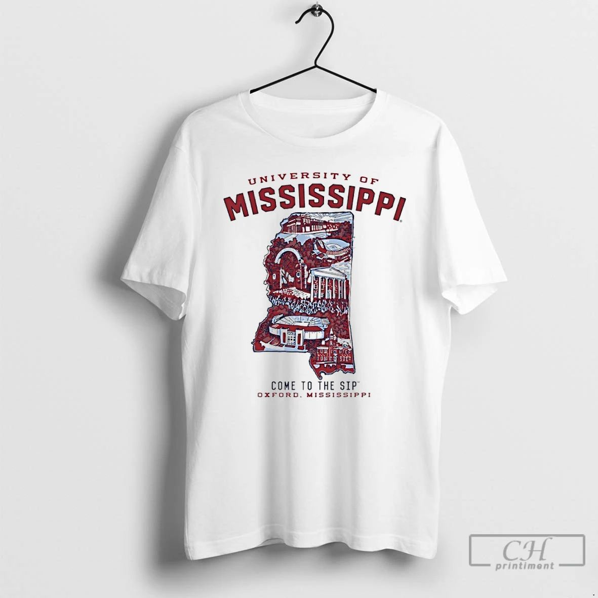 Classic University Of Mississippi Come To The Sip T Shirts