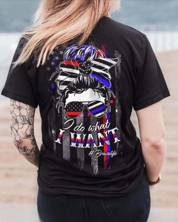 MESSY BUN FACE I DO WHAT I WANT ALL OVER PRINT tshirt, hoodie  Aesthetic tatoo