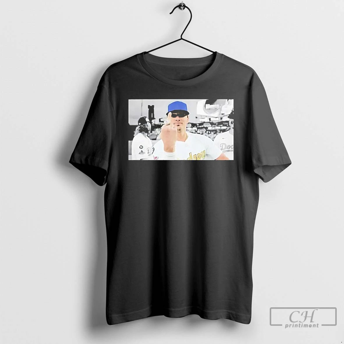 Premium Kike Hernandez Middle Finger World Champions Ring T Shirts