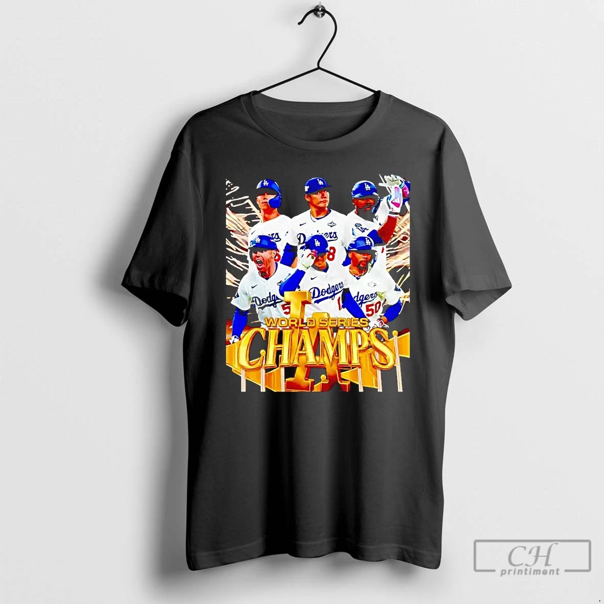 Classic Dodgers 2025 World Series Champions Team Players T Shirts