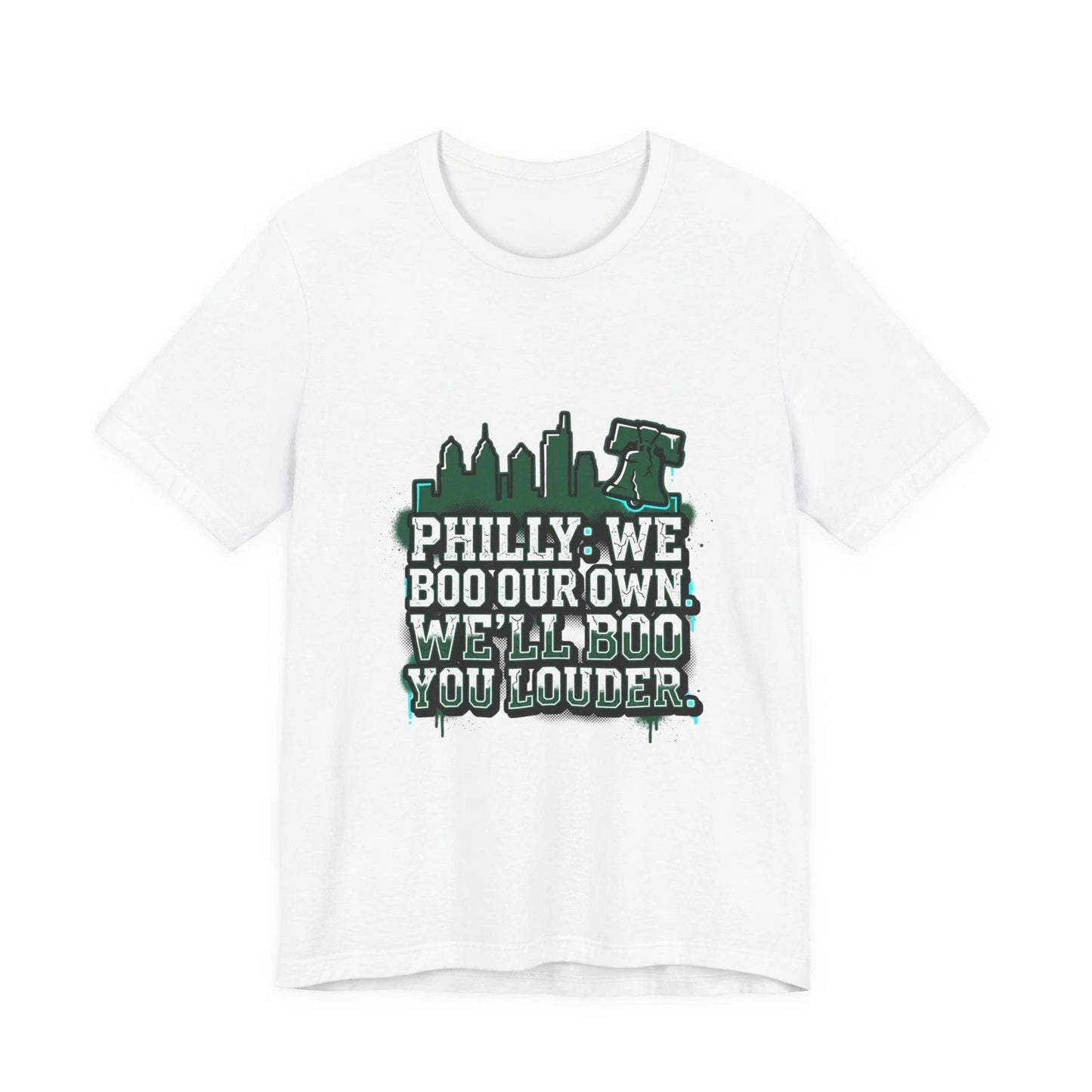 Philly We Boo Our Own Tee | city basketball, rivalry humor