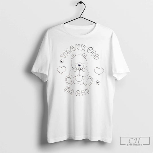 Classic Bear Thank God Im Gay T Shirts