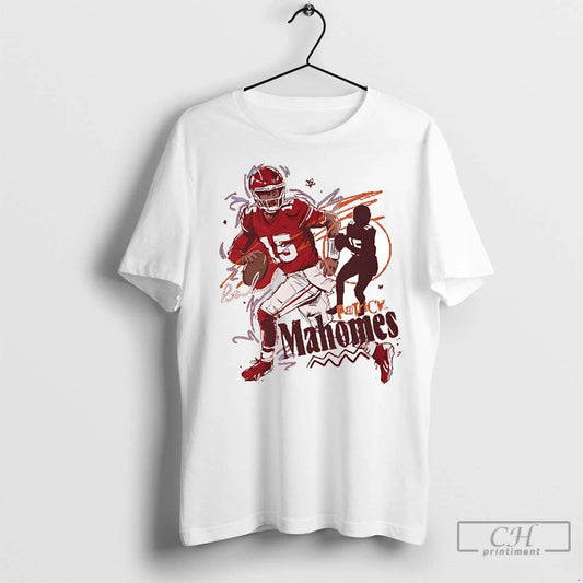 Premium Patrick Mahomes Running Signature Kansas City Chiefs