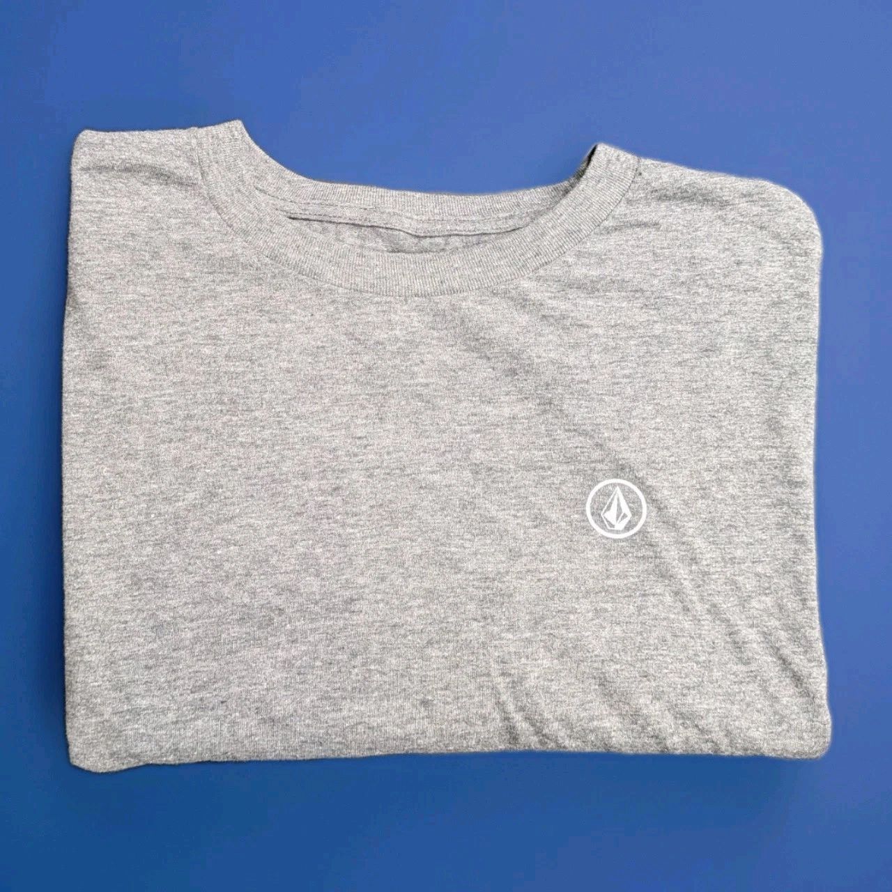 Volcom Stone Logo T Shirt Men's XL Mexico Made Surf Skate Gray Heathered