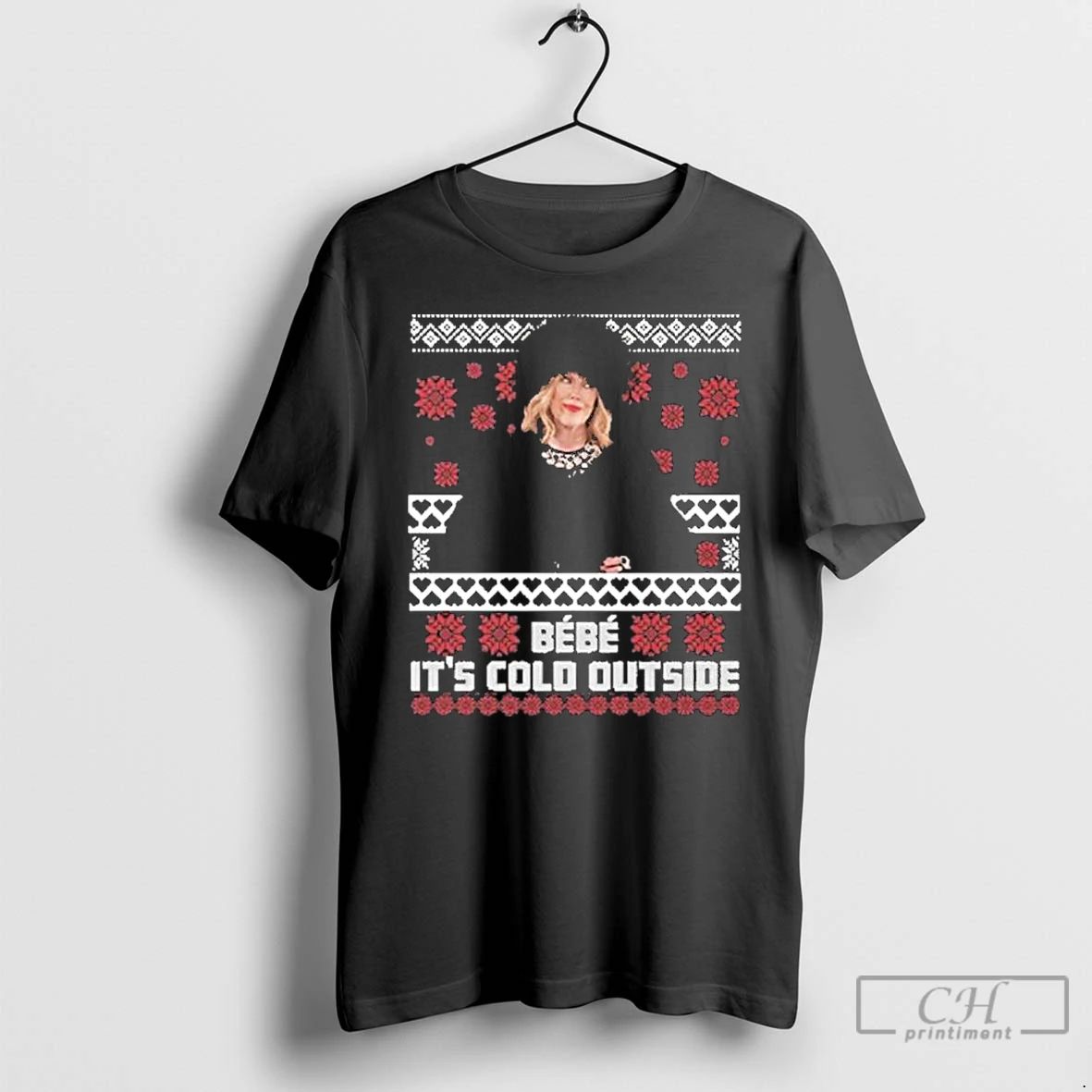 Premium Bebe Its Cold Outside Christmas T Shirts