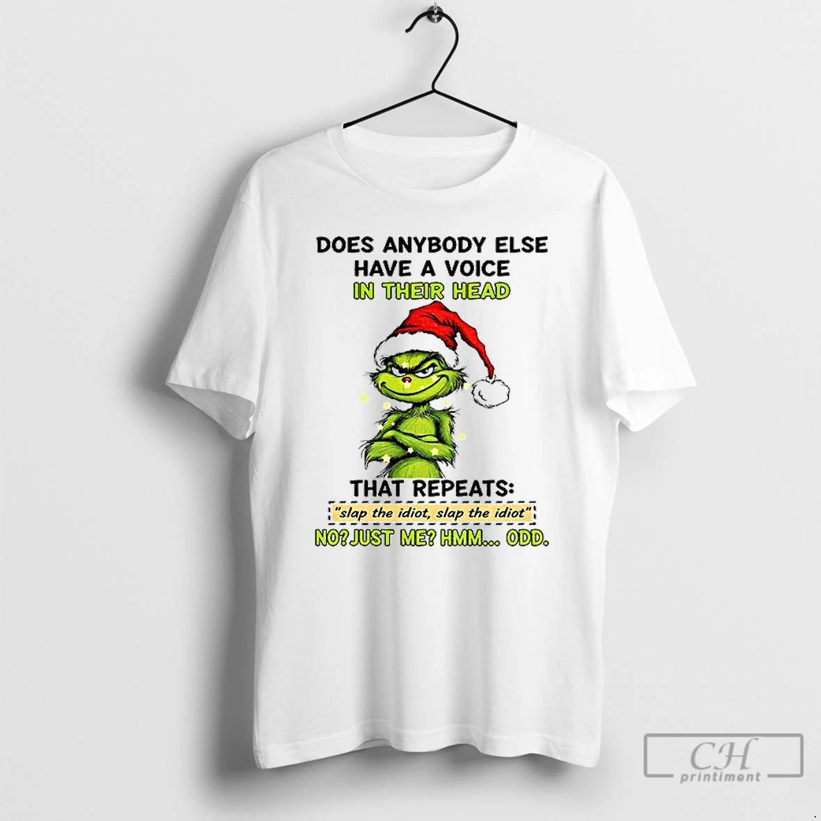 Classic Grinch Santa Hat Does Anybody Else Have A Voice In Their Head That Repeats