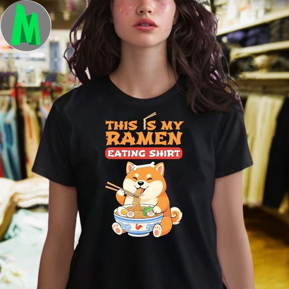 Ramen Eating Shirt Shiba Inu Shirt