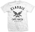 Classic Cafe Racer Motorcycle T Shirt, Custom Cafe Racer Motorbike Shirt, Ton Up