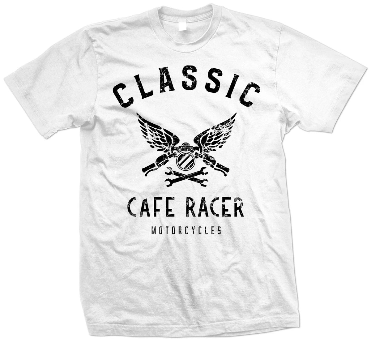 Classic Cafe Racer Motorcycle T Shirt, Custom Cafe Racer Motorbike Shirt, Ton Up