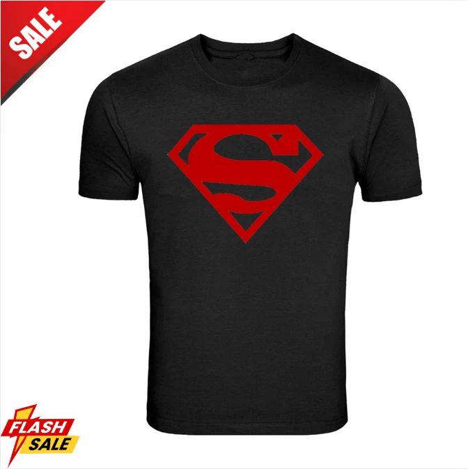 Superman Shirt Unisex T-shirt Tee Black S - 5XL T-Shirt Tee - reprint - hot item