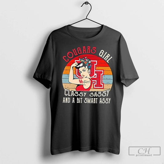 Premium Houston Cougars Girl Classy Sassy And A Bit Smart Assy