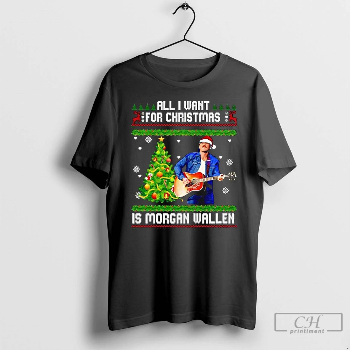 Classic All I Want For Christmas Is Morgan Wallen T Shirts