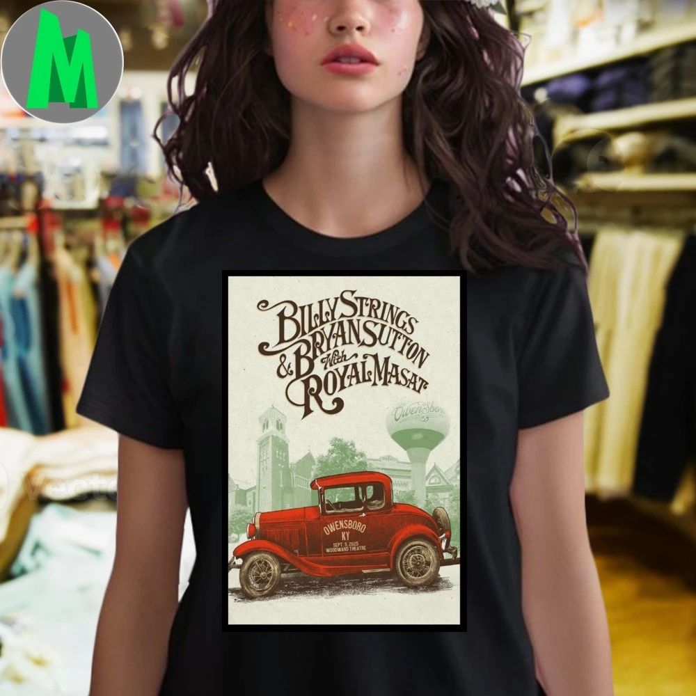 Bryan Sutton Sept 5 2025 Owensboro KY Poster Shirt