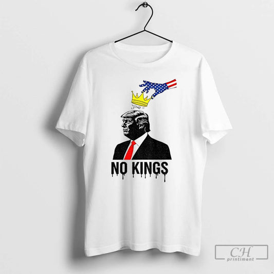 Classic Donald Trump No Kings Democracy America T Shirts