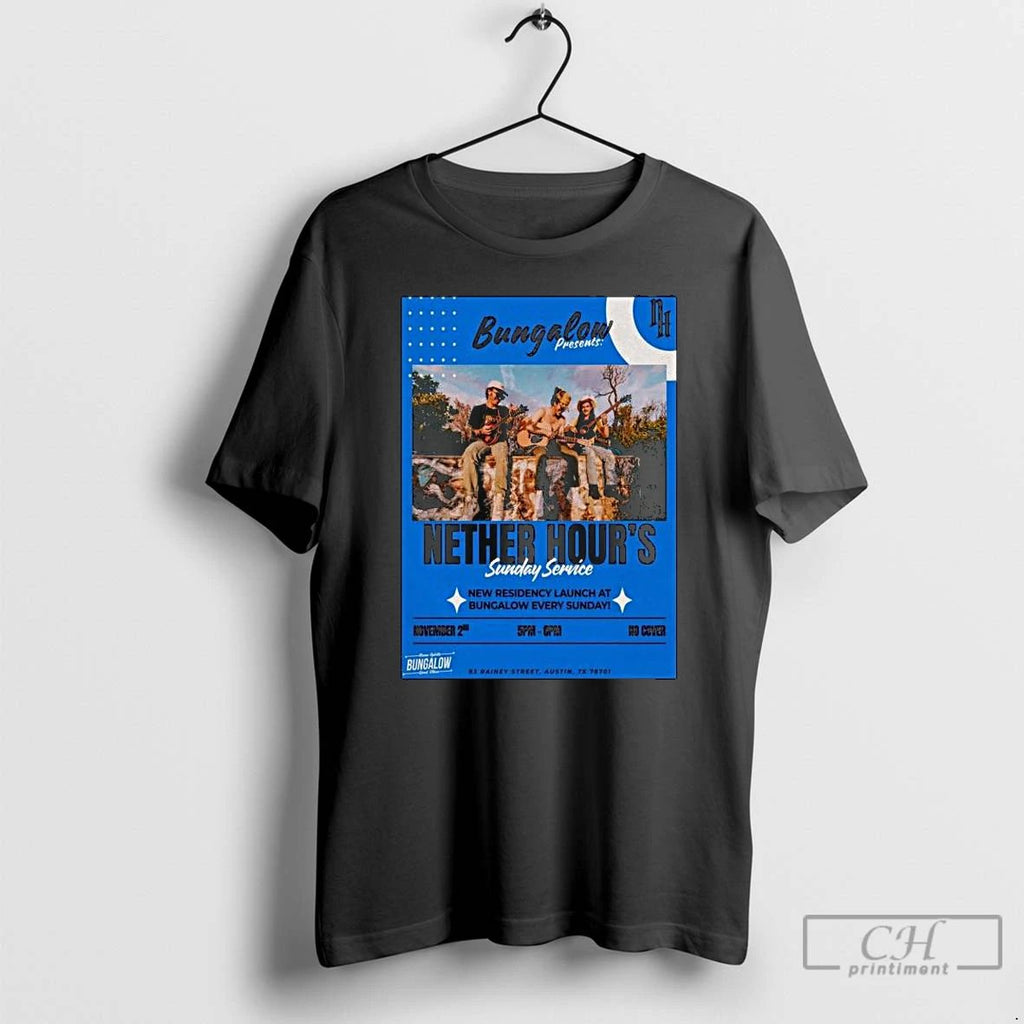 Classic Nether Hour Bungalow Austin November 2 2025 Long Sleve T Shirts