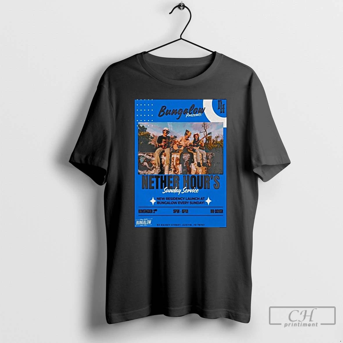 Classic Nether Hour Bungalow Austin November 2 2025 Long Sleve T Shirts