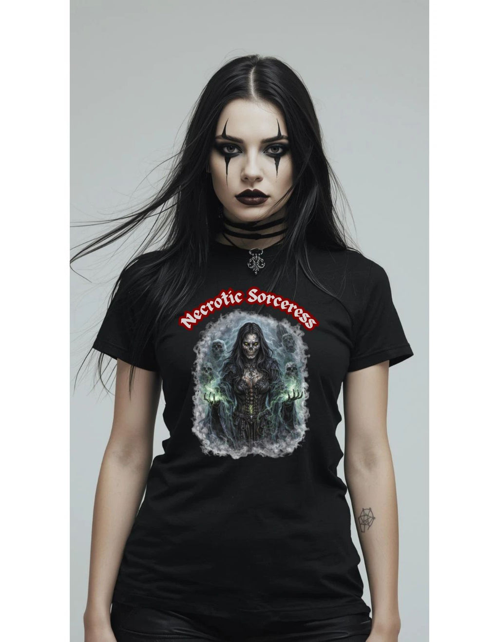 Necrotic Sorceress T-Shirt unisex - Dark Goth Aesthetic for origina Goth Girl