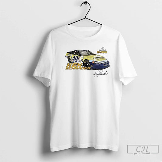 Classic Schwans Racing Team Ken Schrader Signature T Shirts